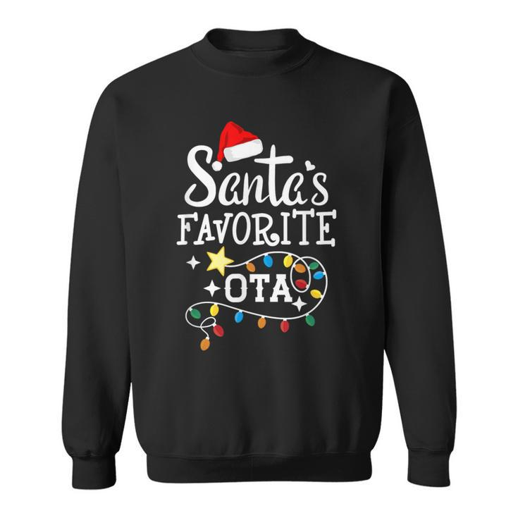 Santas Favorite Ota Christmas Occupational Therapy Assistant Sweatshirt