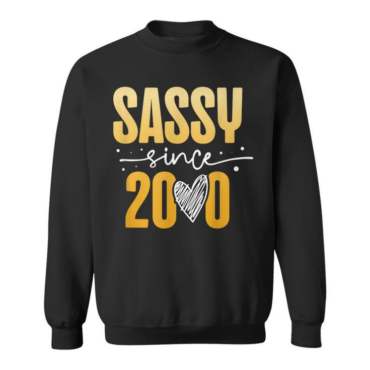 Sassy Since 2000 Decade 2000S Era Millenium Vintage  Sweatshirt