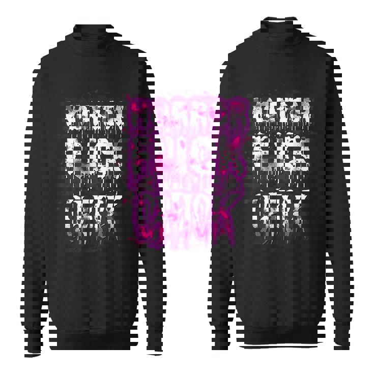 Scary Horror Movie Flick Chick Scary Sweatshirt