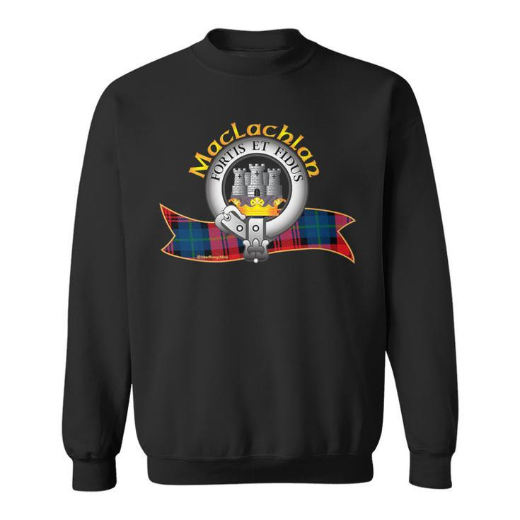 Scottish Maclachlan Clan Crest Issuant From A Crest Coronet Sweatshirt