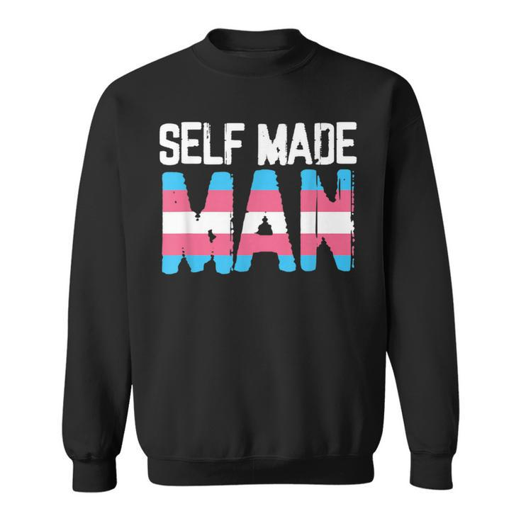 Selfmade Man Transgender Ftm Pride Lgbt Proud Trans People  Sweatshirt