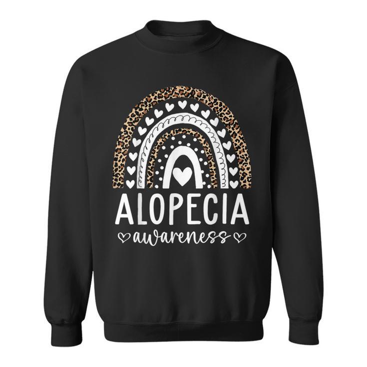 In September We Wear Blue Alopecia Areata Awareness Month Sweatshirt