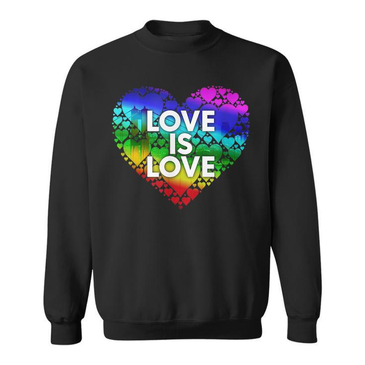 Sf Love Is Love Lgbt Rights Equality Pride Parade T  Sweatshirt