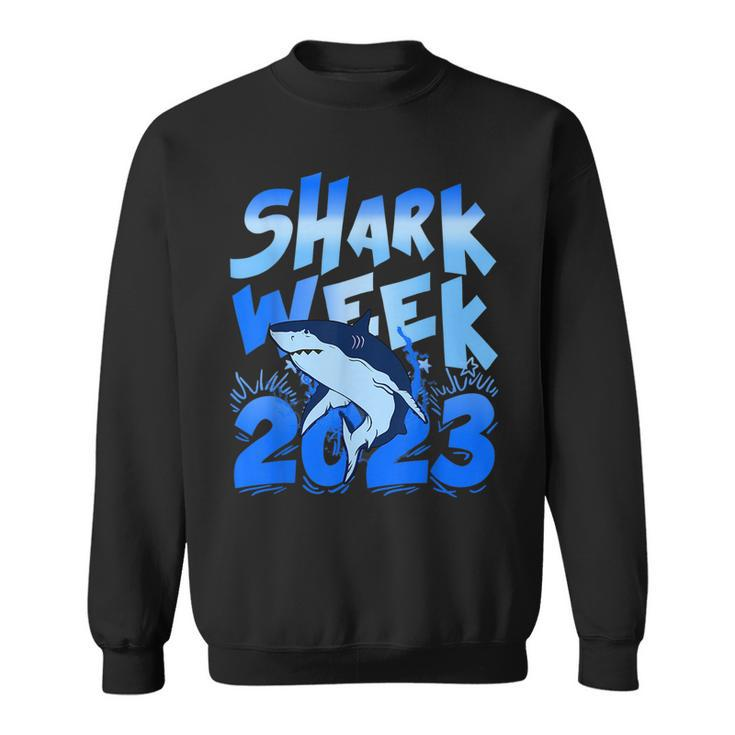 Shark 2023 Week Passion Shark Ocean Animal Sea  Sweatshirt