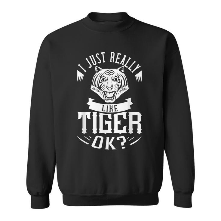 Siberian Tiger Bengal Sumatran Sweatshirt