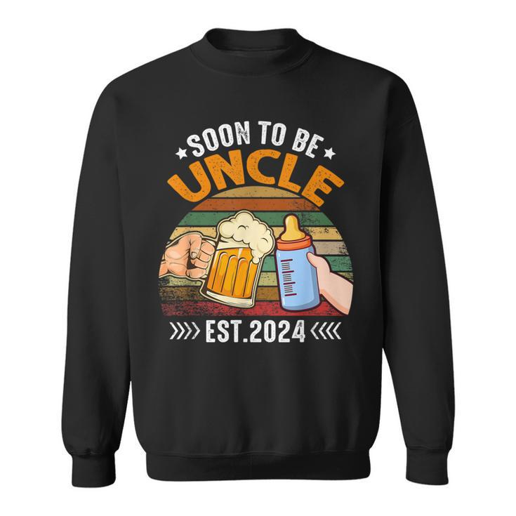 Soon To Be Uncle Again 2024 Pregnancy Announcement Dad Sweatshirt