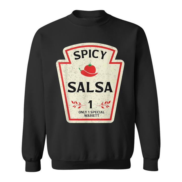 Spicy Salsa Group Condiment Team Halloween Costume Sweatshirt