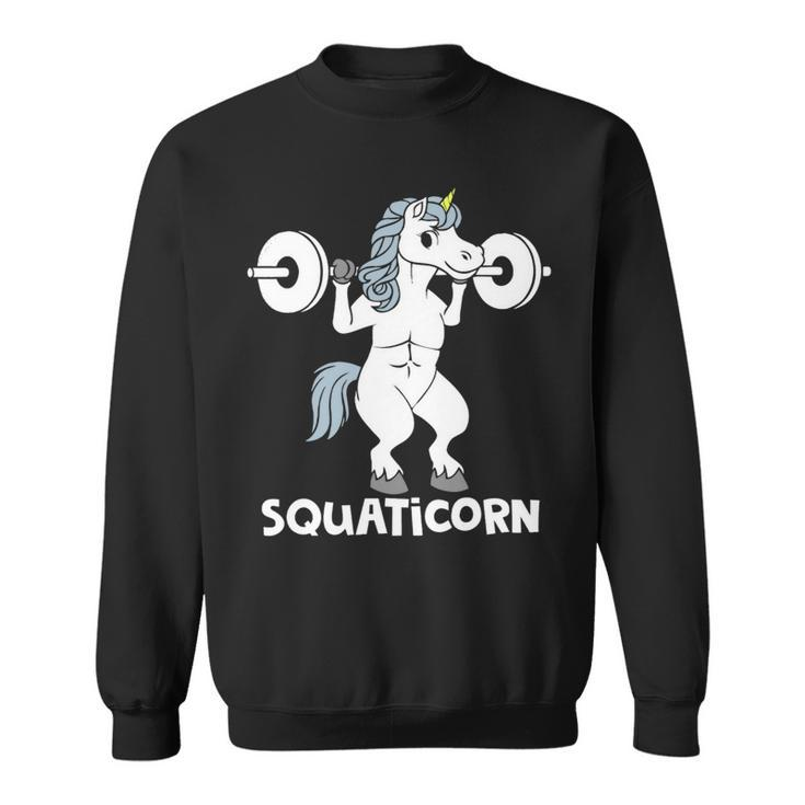 Squaitcorn Fitness Sport Bodybuilding Unicorn Squad Sweatshirt