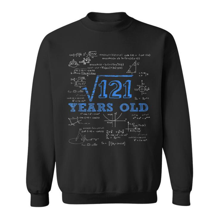 Square Root Of 121 11Th Birthday Gift 11 Years Old Sweatshirt