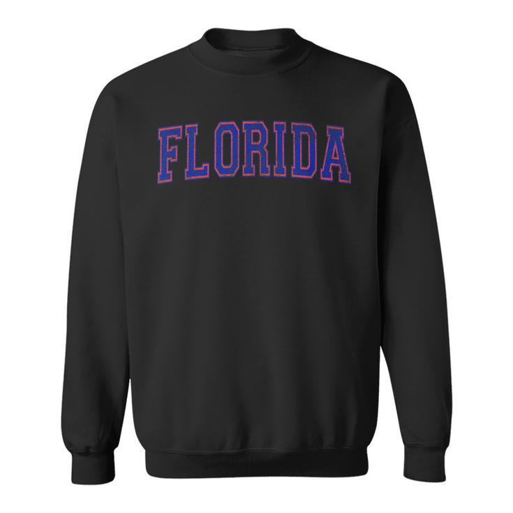 State Of Florida Varsity Distressed Sweatshirt
