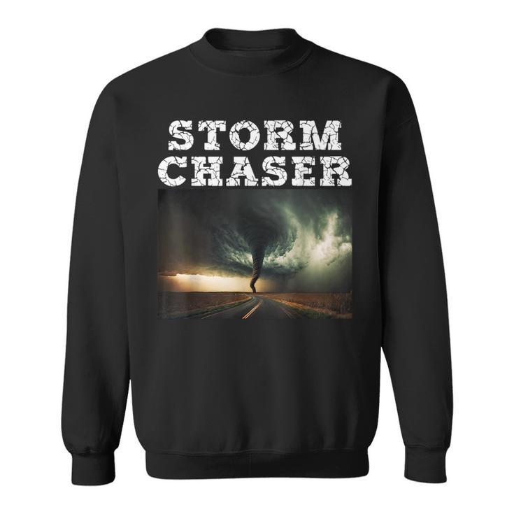 Storm Chaser Tornado T-Shirt, Long Sleeve, Sweatshirt & Hoodie - Unisex Adult Sizes | Made In Canada - View #5