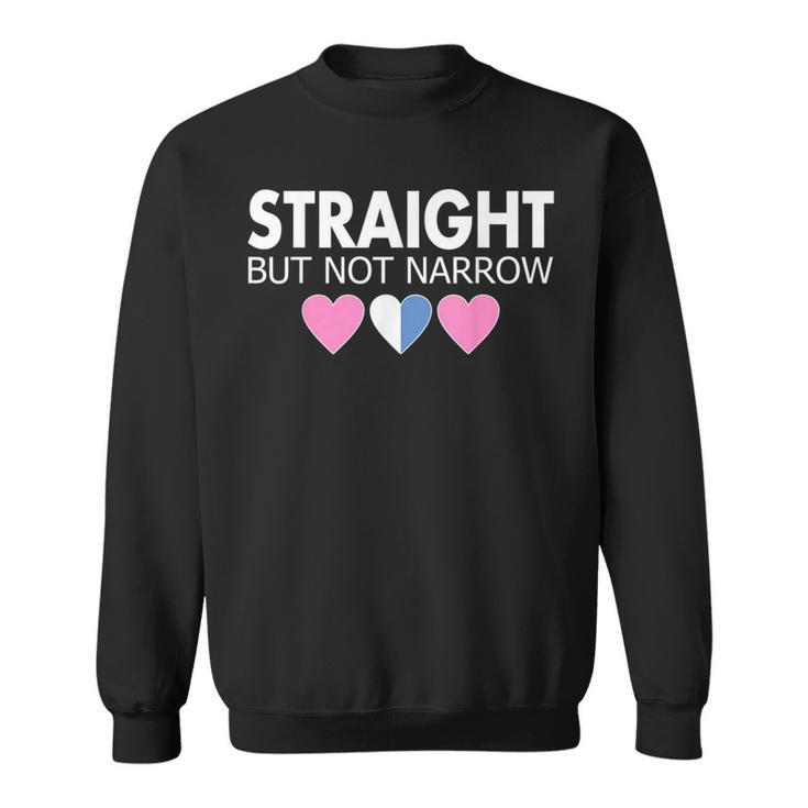 Straight But Not Narrow Lgbtq Apparel Sweatshirt