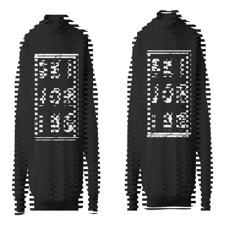 Stylish Skijoring Sweatshirt