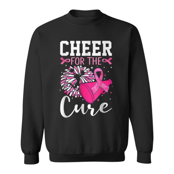 Support Pink Out Cheer For A Cures Breast Cancer Month Sweatshirt