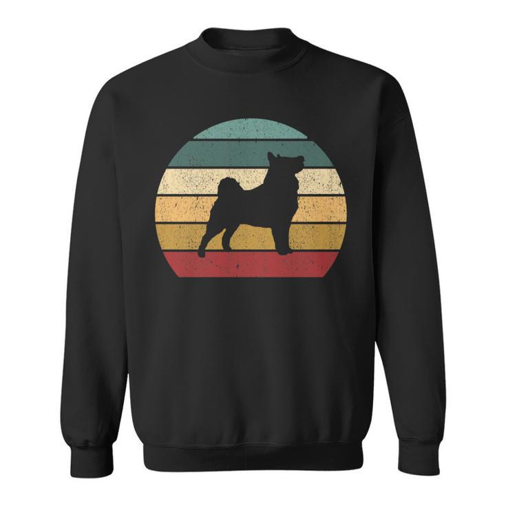 Swedish Lapphund Retro Vintage 70S 80S Style Sweatshirt