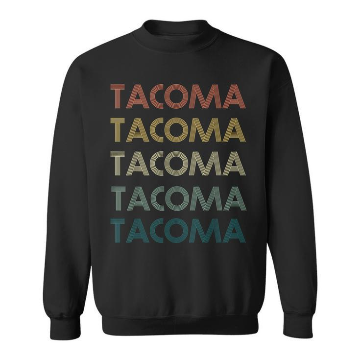 Tacoma Washington Pride Vintage State Retro 70S Washington  Sweatshirt