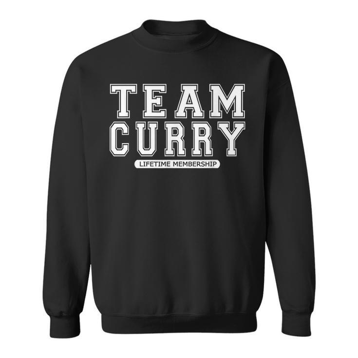 Team Curry Family Surname Reunion Crew Member Gift  Sweatshirt