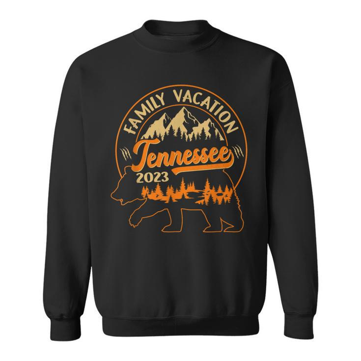 Tennessee Smoky Mountains Bear Family Vacation Trip 2023 Sweatshirt