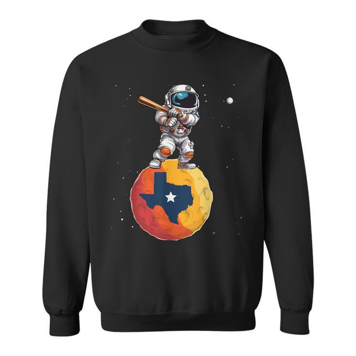 Texas 1965 Houston City Space Dabbing Astronaut Sweatshirt