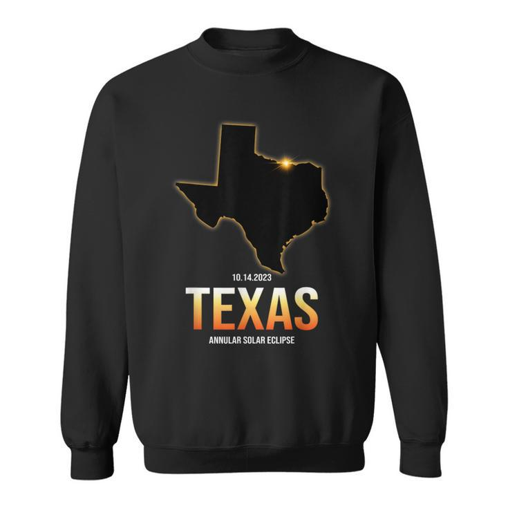 Texas America State Annular Solar Eclipse 2023 Astronomy Sweatshirt