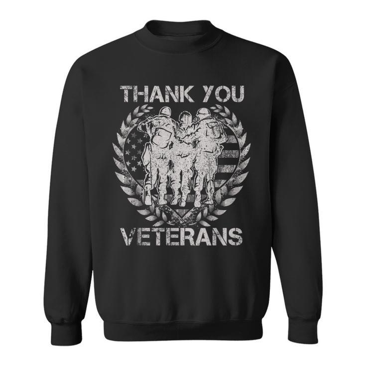 Thank You For Your Service Veteran Memorial Day Military Sweatshirt