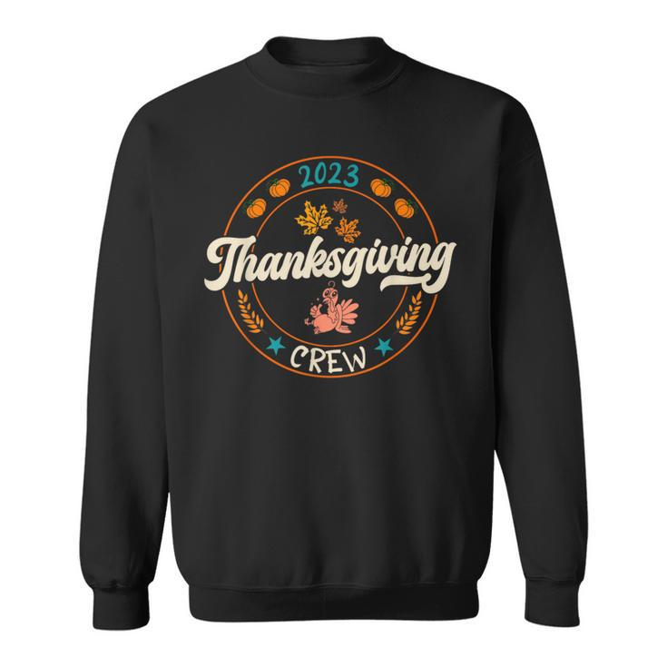 Thanksgiving Crew 2023 Team Turkey Matching Family Squad Sweatshirt