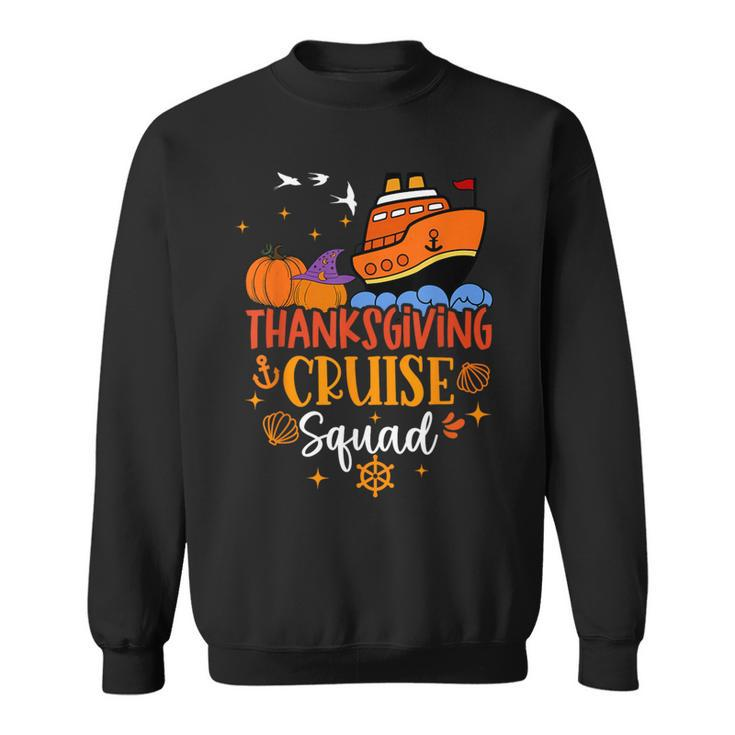 Thanksgiving Family Cruise Squad 2023 Pumpkin Vacation Trip Sweatshirt