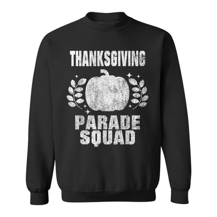 Thanksgiving Parade Squad Vintage Pumpkin Graphic Sweatshirt