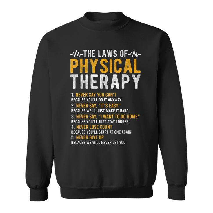 The Laws Of Physical Therapy – Physical Therapist  Sweatshirt
