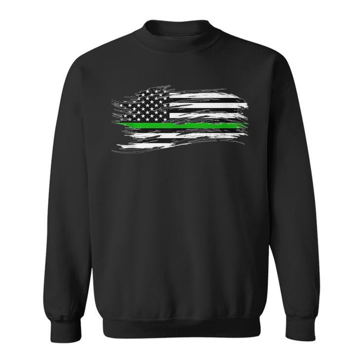 The Thin Green Line Federal Agents Park Rangers Pride Honor  Sweatshirt