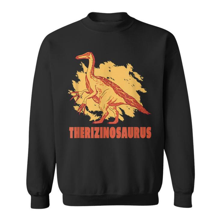 Therizinosaurus Scary Dinosaur Mr Mitts  Sweatshirt