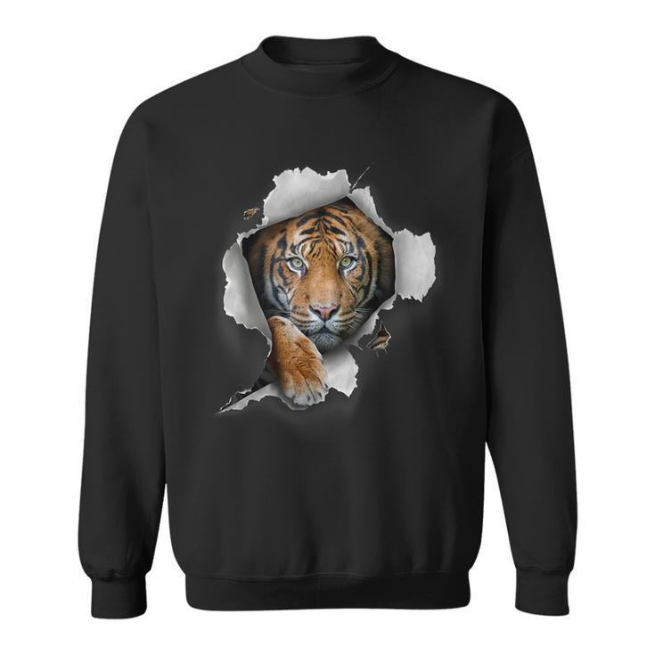 Tiger Bengal Tiger Safari Animal Big Cat Zoo Tiger Sweatshirt