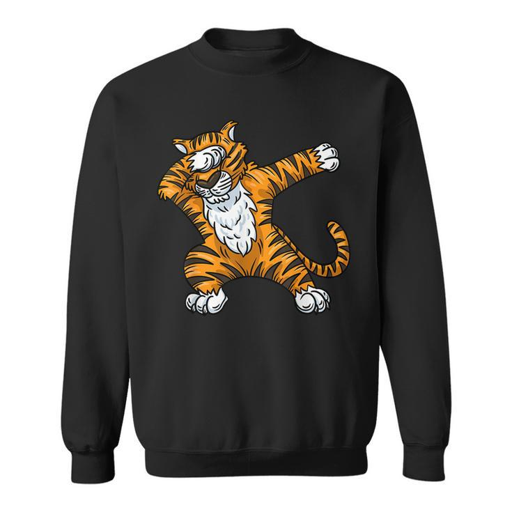 Tiger Dabbing Tiger Animal Tiger Lover Tiger Sweatshirt