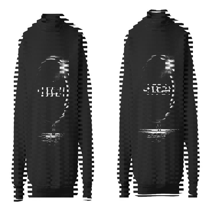 Total Solar Eclipse 2024 America Totality Spring 40824 Sweatshirt