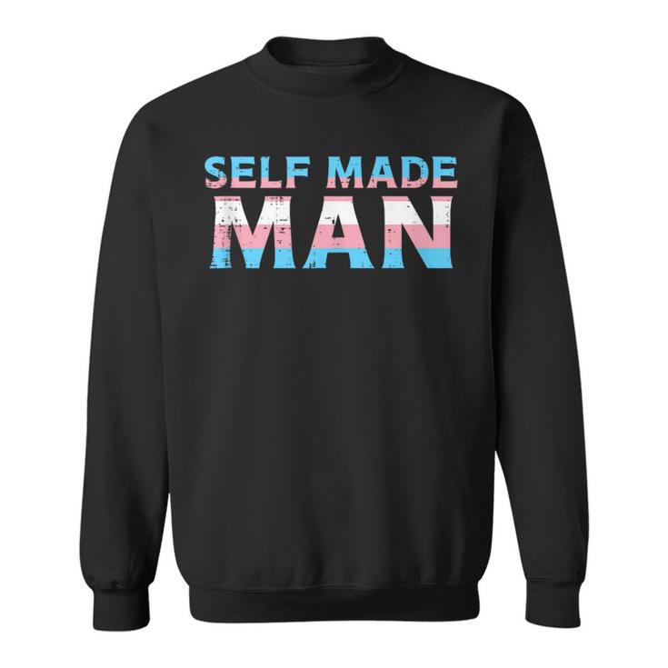 Transgender Self Made Man Trans Pride Transsexual Ftm Lgbt  Sweatshirt