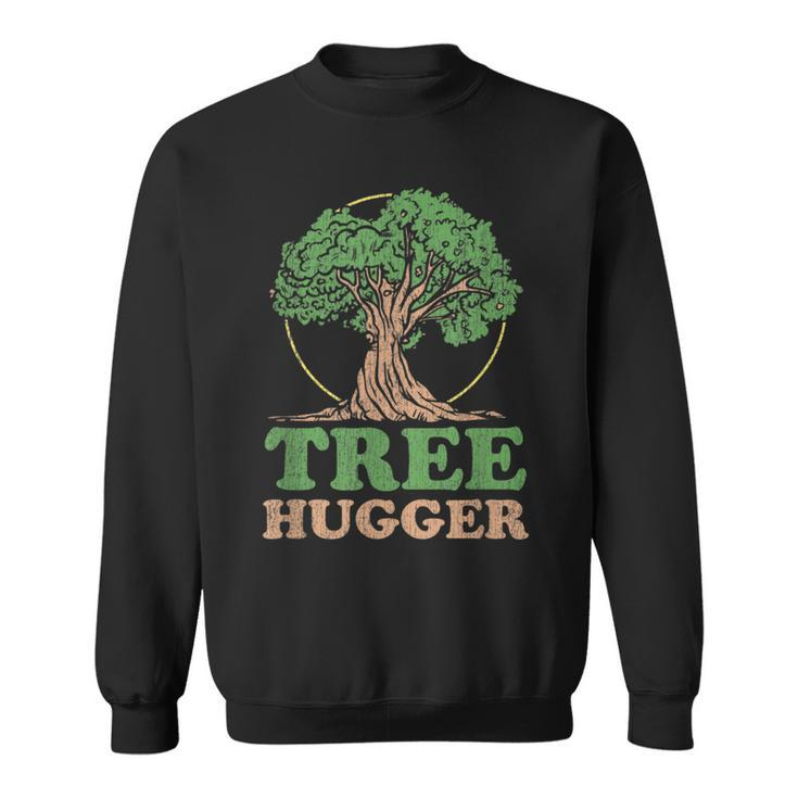 Tree Hugger Retro Vintage Environmental Nature Lover  Sweatshirt