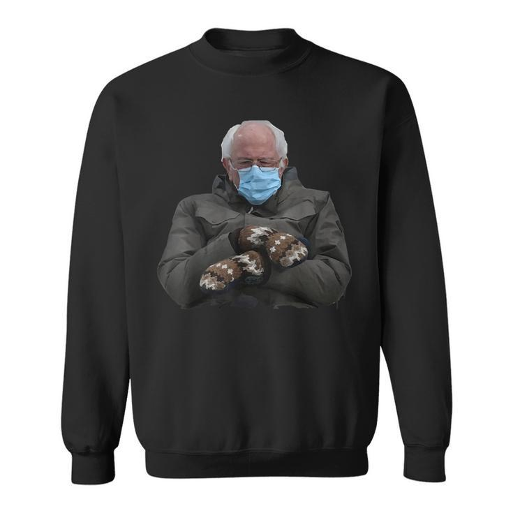 Trendy Bernie Sanders Mittens Meme Gift Sweatshirt