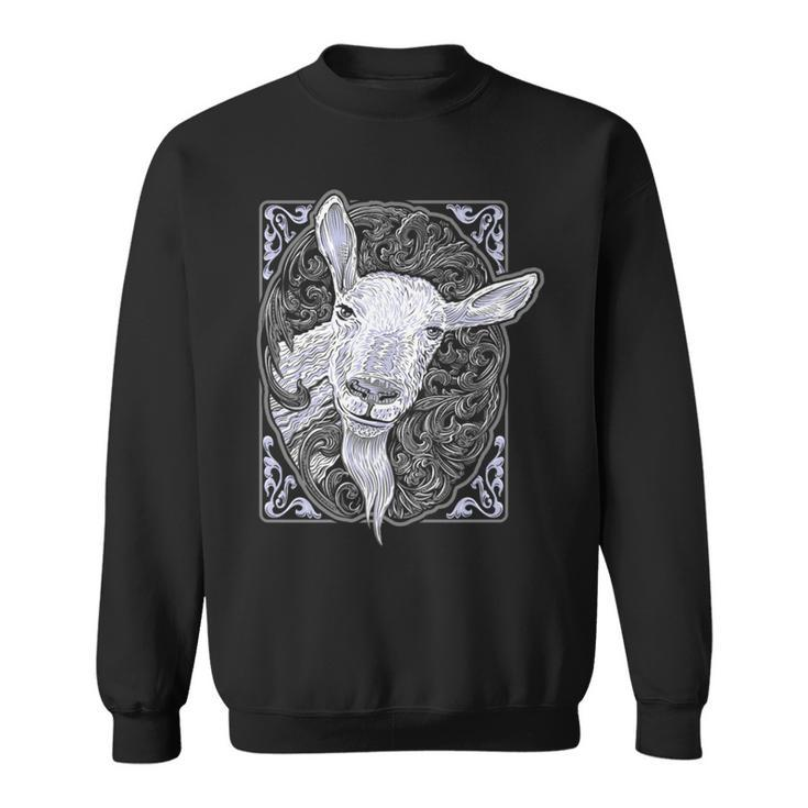 Ty Meiers Happy Goat Gifts For Goat Lovers Funny Gifts Sweatshirt