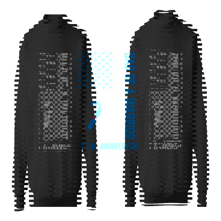 Type 1 Diabetes Awareness T1d Dad Of Warrior Type 1 Diabetic Sweatshirt