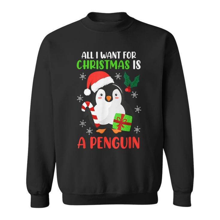 Ugly Christmas Penguin Christmas Sweatshirt