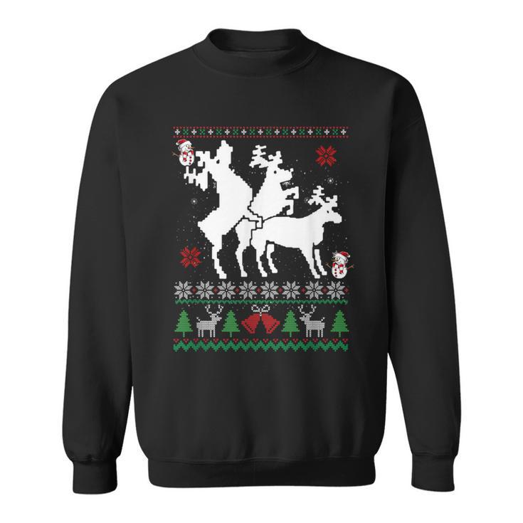 Christmas jumper reindeer shagging best sale