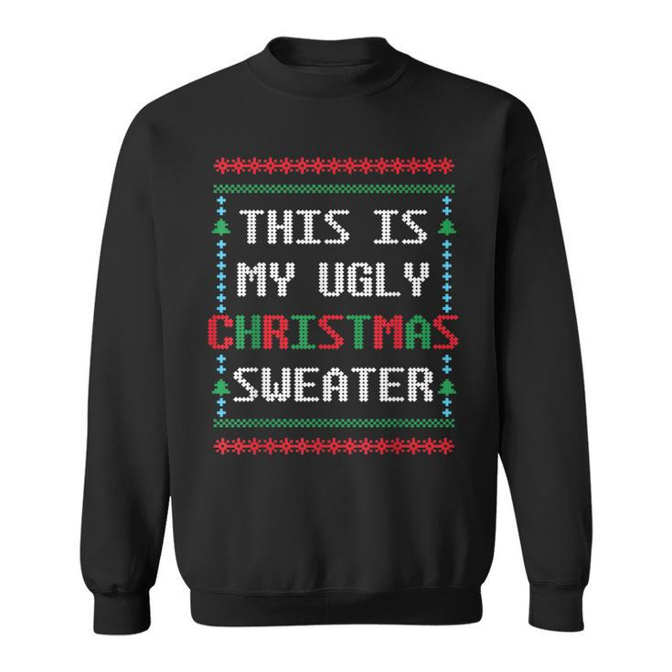 Ugly Christmas Sweater Winter Holidays Warm Clothes Sweatshirt