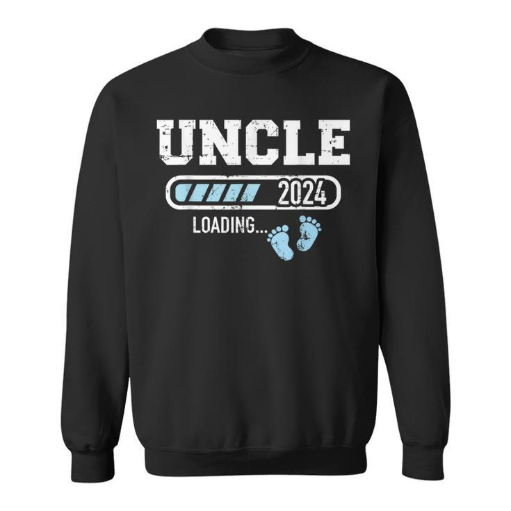 Uncle 2024 Loading For Pregnancy Announcement  Sweatshirt