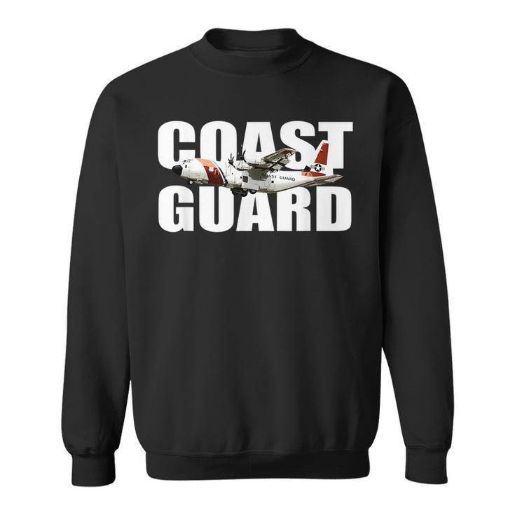 United States Us Coast Guard Uscg  C130 Airplane Sweatshirt