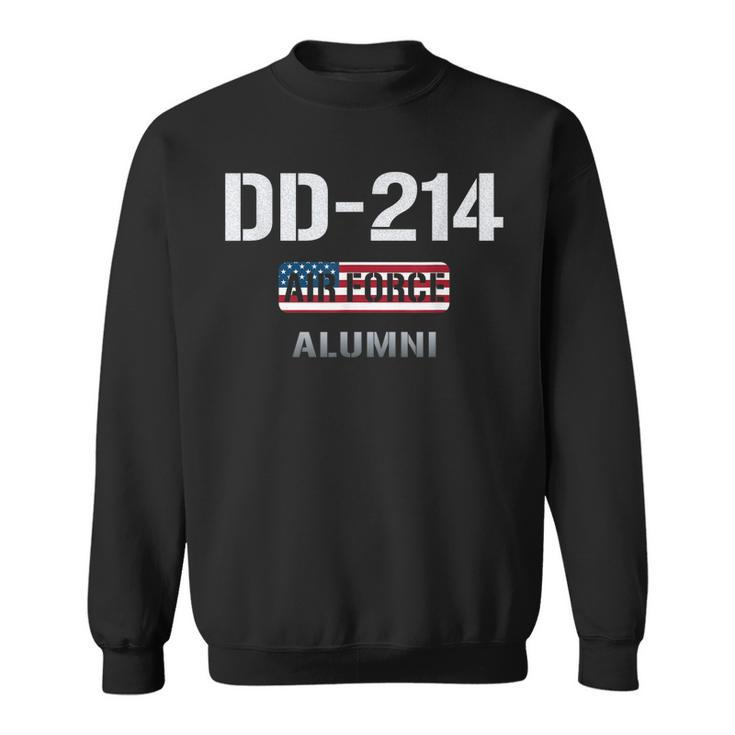 Usa Flag Dd214 Us Air Force Veteran Alumni Vintage  Sweatshirt