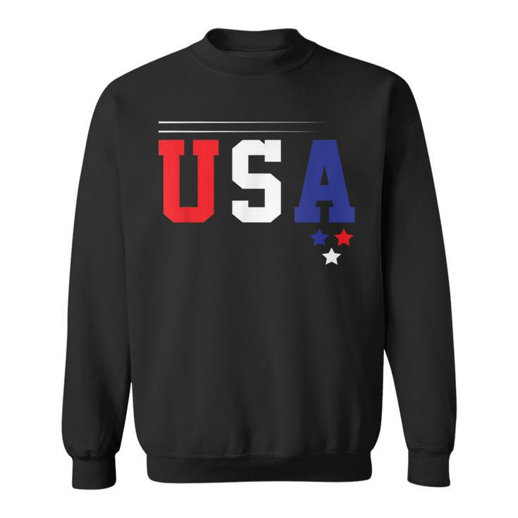 Usa Flag Patriotic American Independence Day 4Th Of July Patriotic Funny Gifts Sweatshirt
