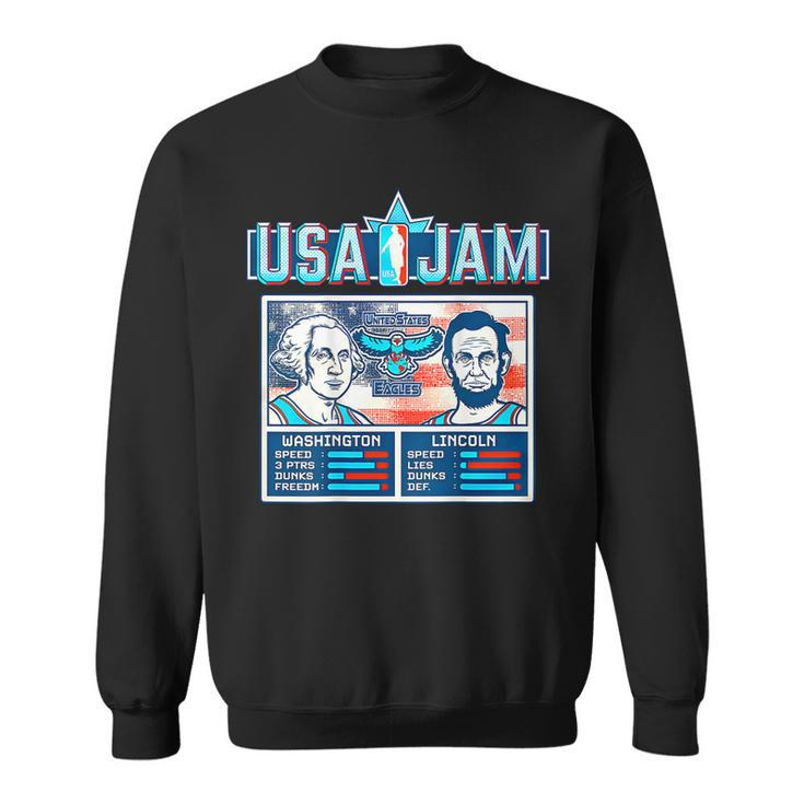 Usa Jam Washington Lincoln  Sweatshirt