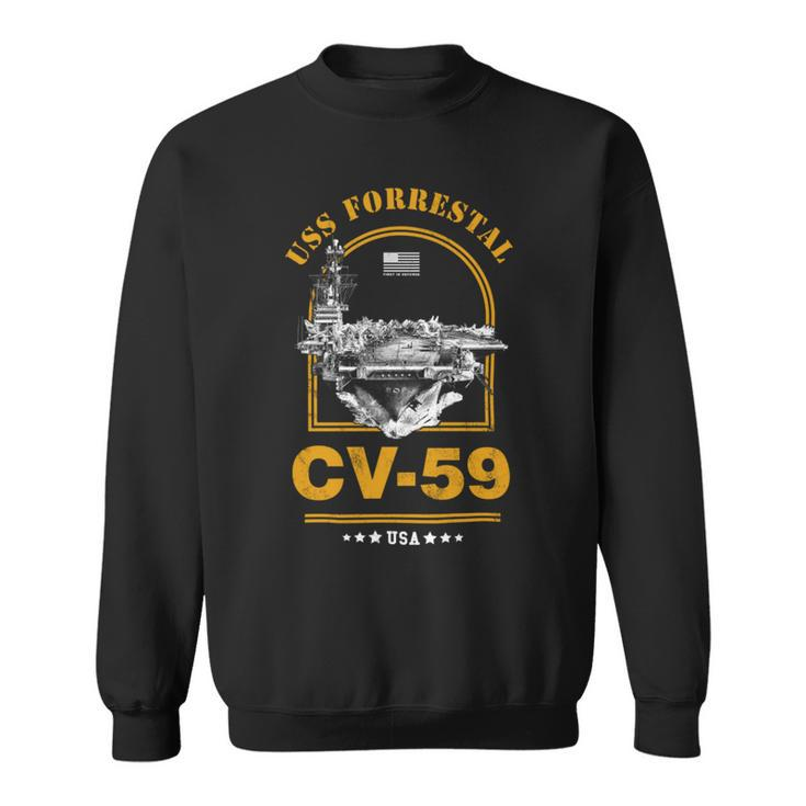 Uss Forrestal Cv-59 Sweatshirt