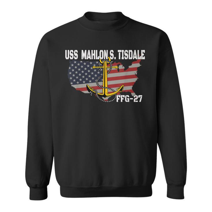 Uss Mahlon S Tisdale Ffg-27 Frigate Veterans Father Grandpa Sweatshirt