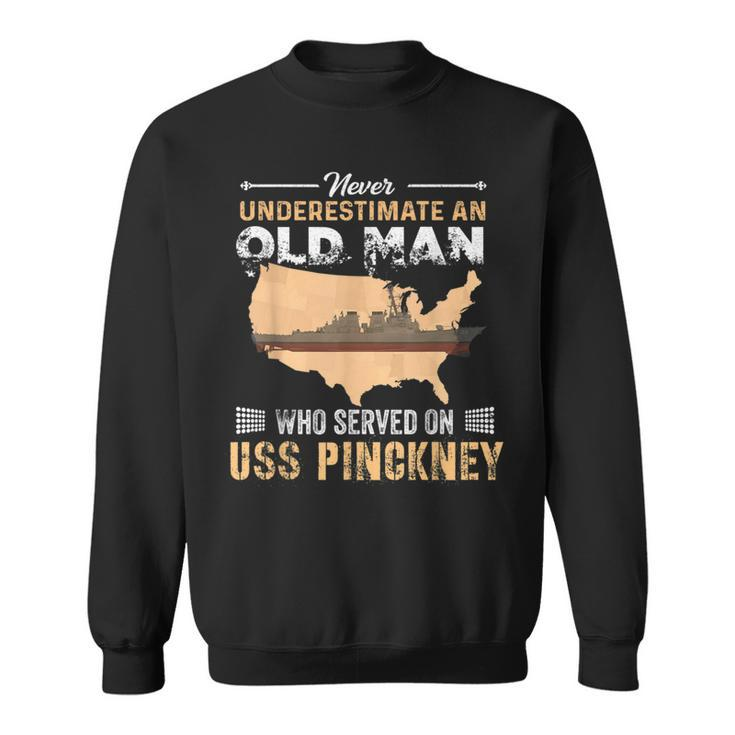 Uss Pinckney Ddg-91 Destroyer Sweatshirt
